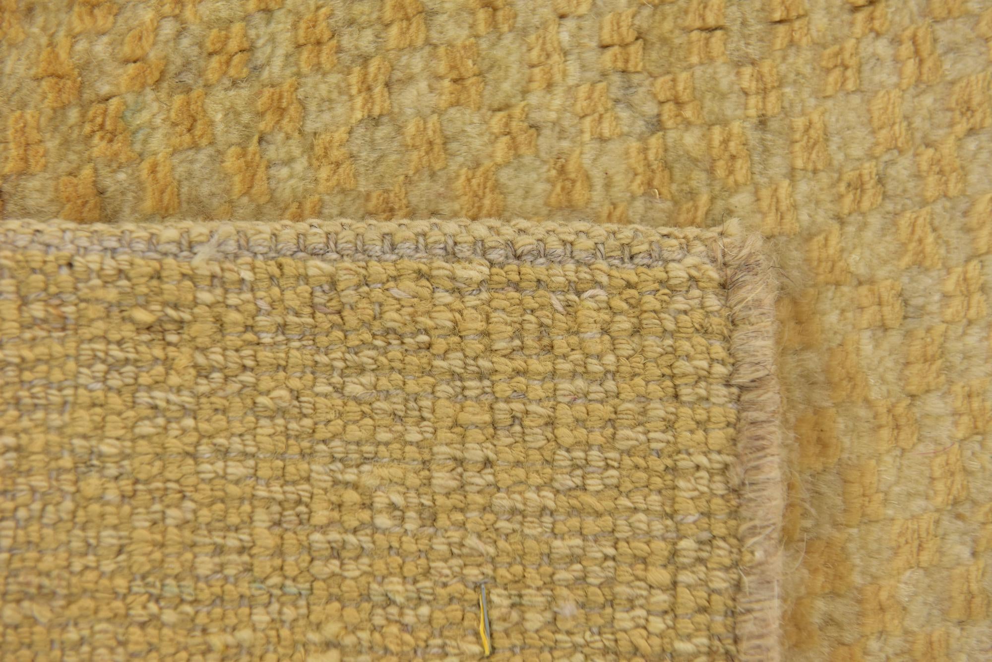 6' 6 x 6' 6 Hand Knotted Kashkuli Gabbeh Wool Square Rug