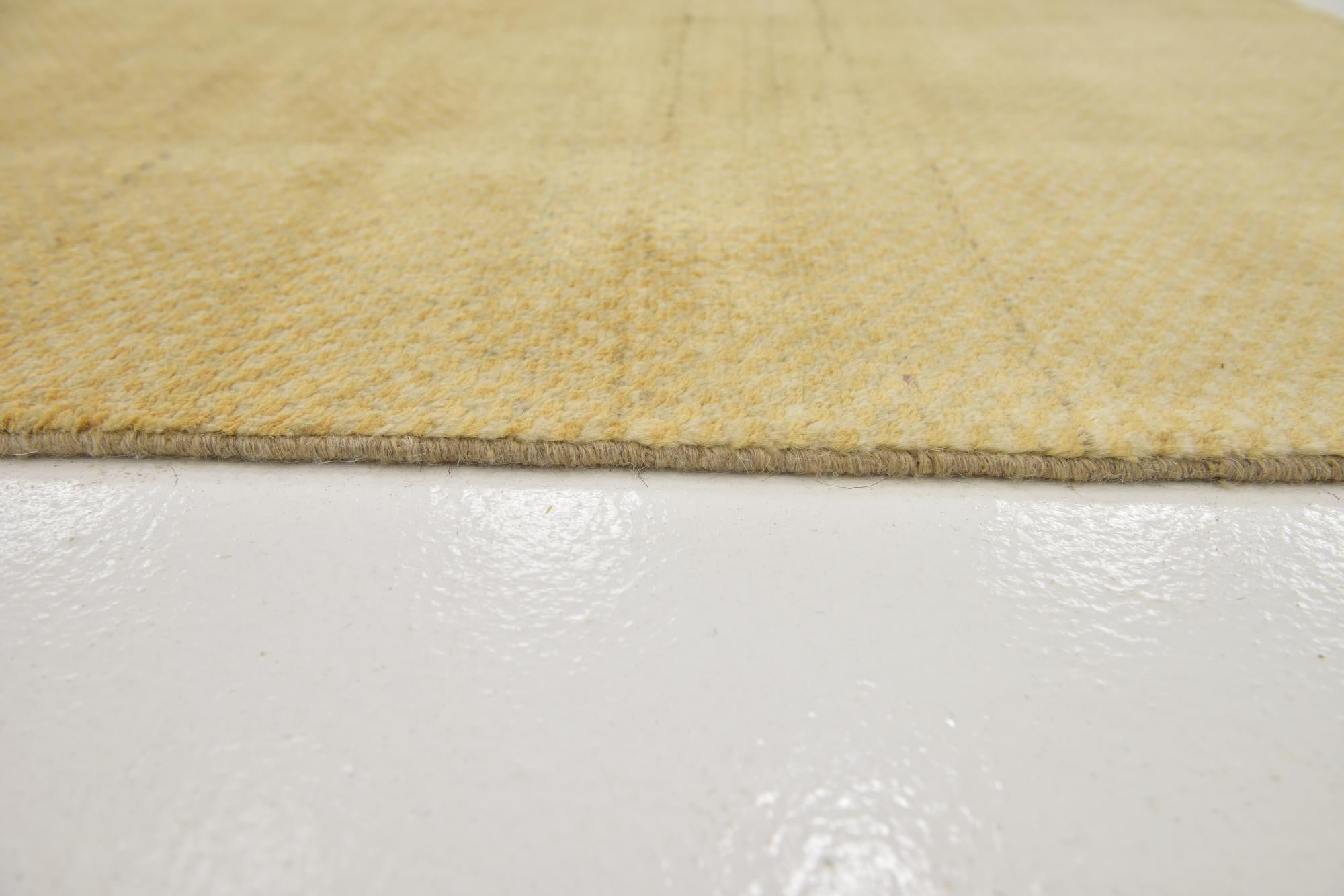 6' 6 x 6' 6 Hand Knotted Kashkuli Gabbeh Wool Square Rug
