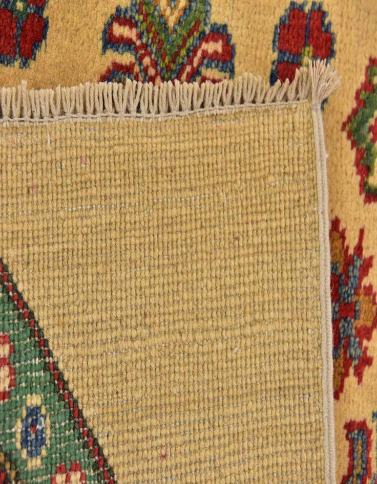 Detail image of 3' 2 x 3' 3 Hand Knotted Kazak Square Rug