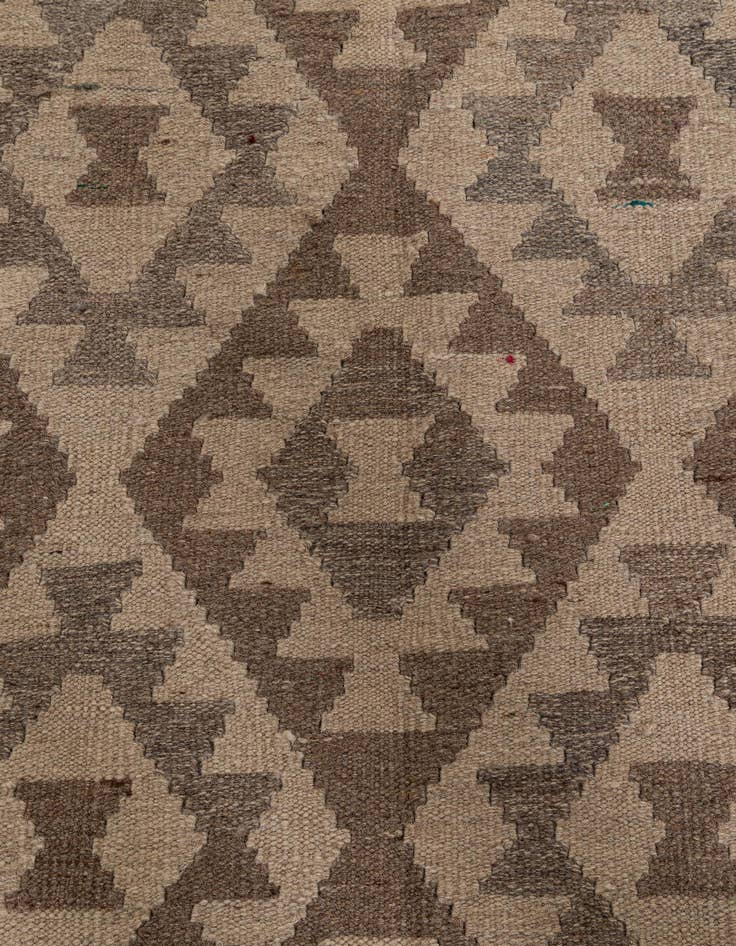 Detail image of 9' 9 x 10' 2  Hand Woven Kilim Maymana Wool Square Rug