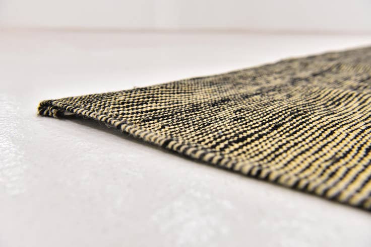 Detail image of 6' x 7' 6 Hand Woven Kilim Modern Wool Square Rug