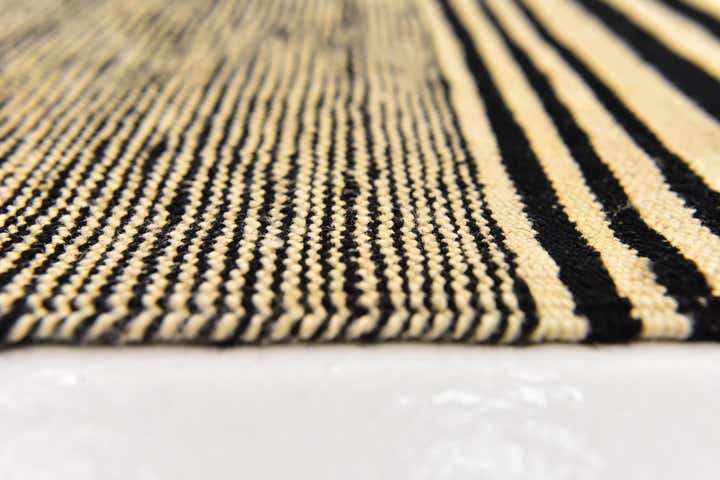 6' x 7' 6 Hand Woven Kilim Modern Wool Square Rug