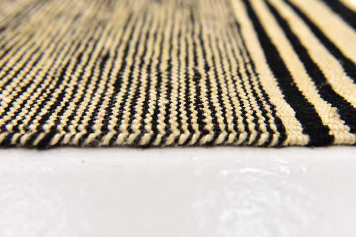 6' x 7' 6 Hand Woven Kilim Modern Wool Square Rug