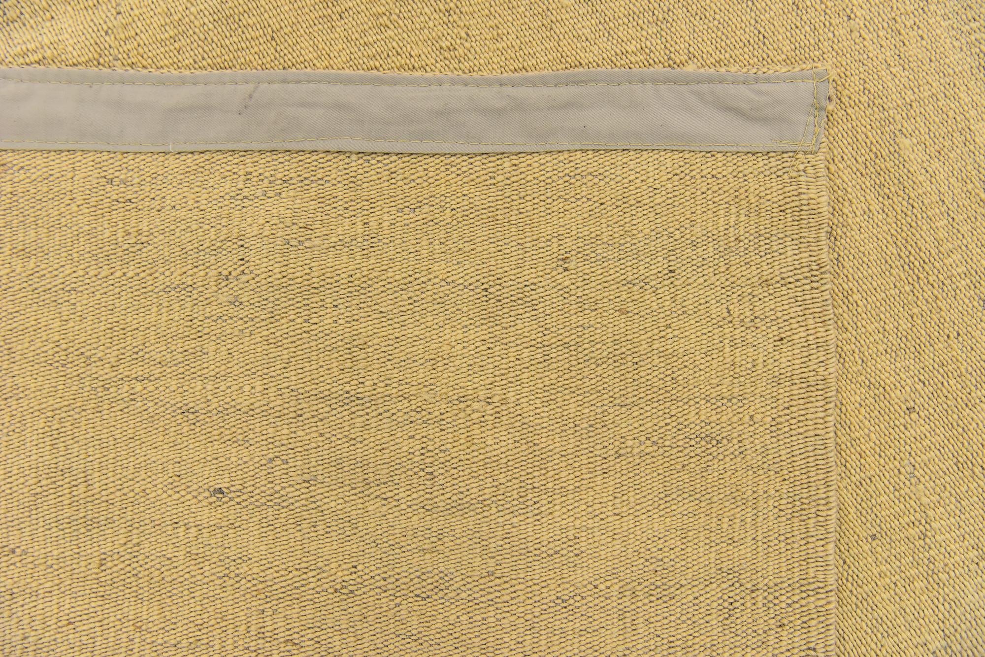 6' x 7' Hand Woven Kilim Modern Wool Square Rug