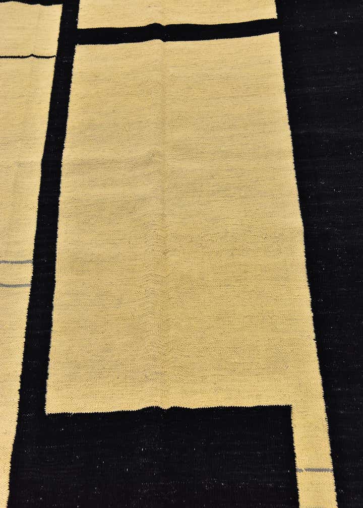 6' x 7' Hand Woven Kilim Modern Wool Square Rug