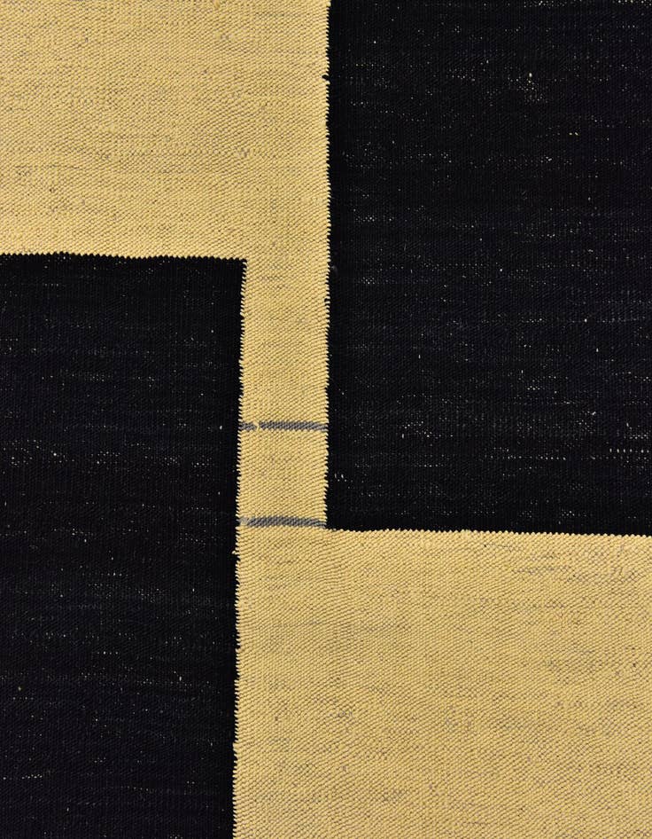 Detail image of 6' x 7' Hand Woven Kilim Modern Wool Square Rug