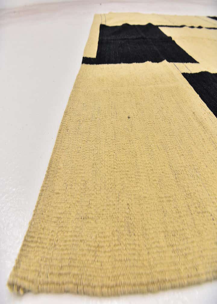 6' x 7' Hand Woven Kilim Modern Wool Square Rug