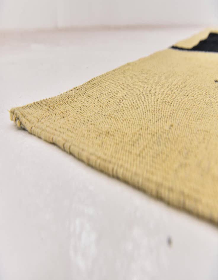 Detail image of 6' x 7' Hand Woven Kilim Modern Wool Square Rug