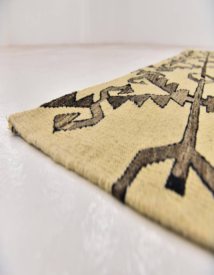 Detail image of 6' 4 x 7' 6  Hand Woven Kilim Modern Wool Square Rug