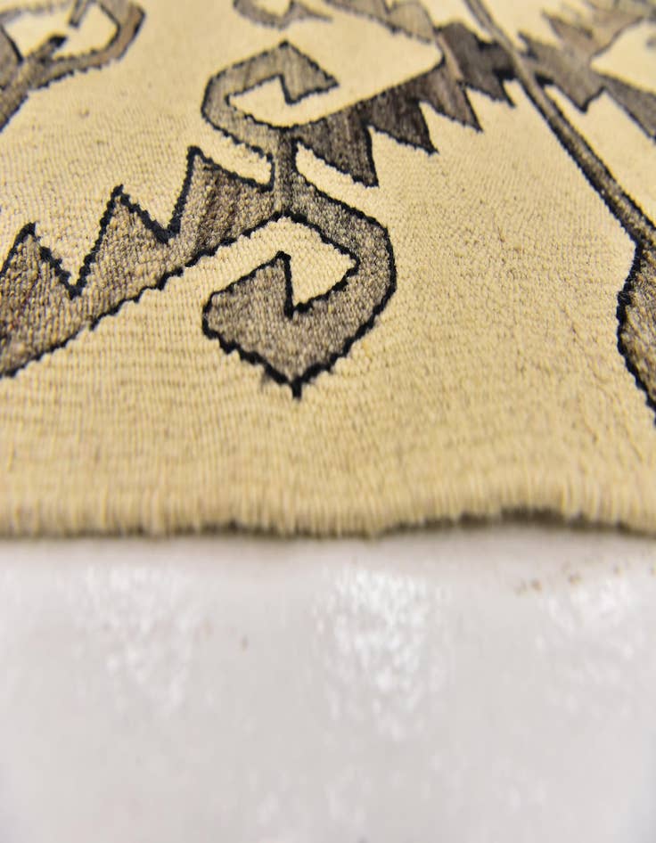 Detail image of 6' 4 x 7' 6  Hand Woven Kilim Modern Wool Square Rug
