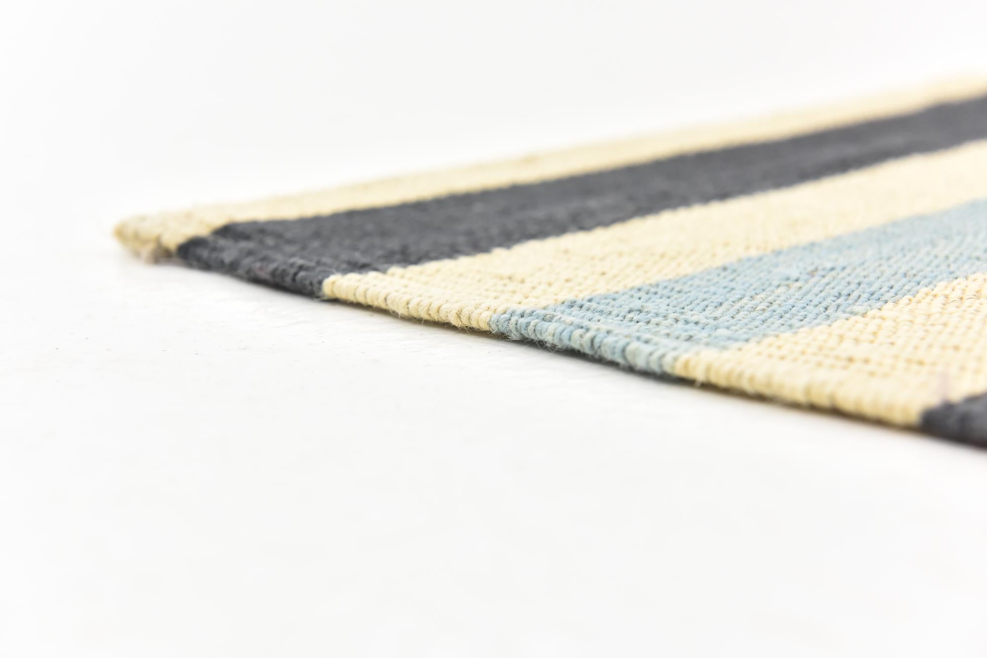 5' 6 x 6' 4 Hand Woven Kilim Modern Wool Square Rug