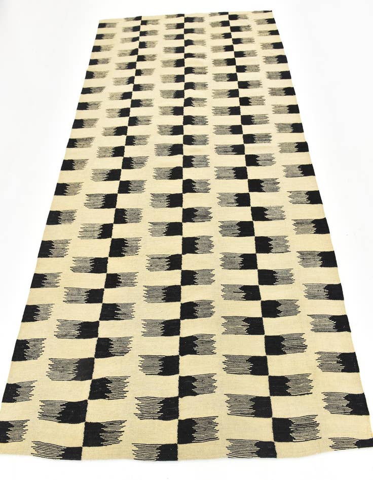 Detail image of 6' 2 x 7' 7  Hand Woven Kilim Modern Wool Square Rug