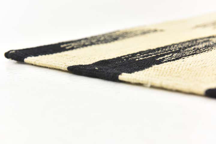 6' x 7' Hand Woven Kilim Modern Wool Square Rug
