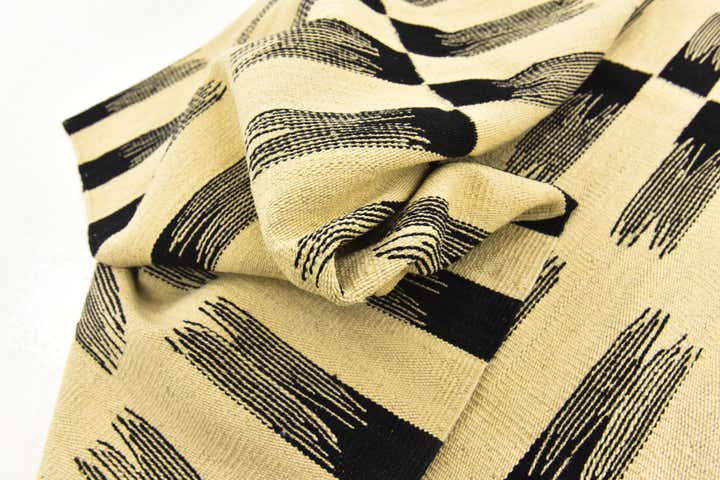 6' x 7' Hand Woven Kilim Modern Wool Square Rug