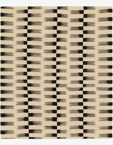 6' x 7' Hand Woven Kilim Modern Wool Square Rug