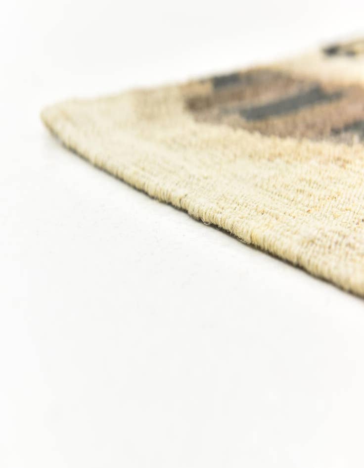 Detail image of 6' x 7' 3  Hand Woven Kilim Modern Wool Square Rug