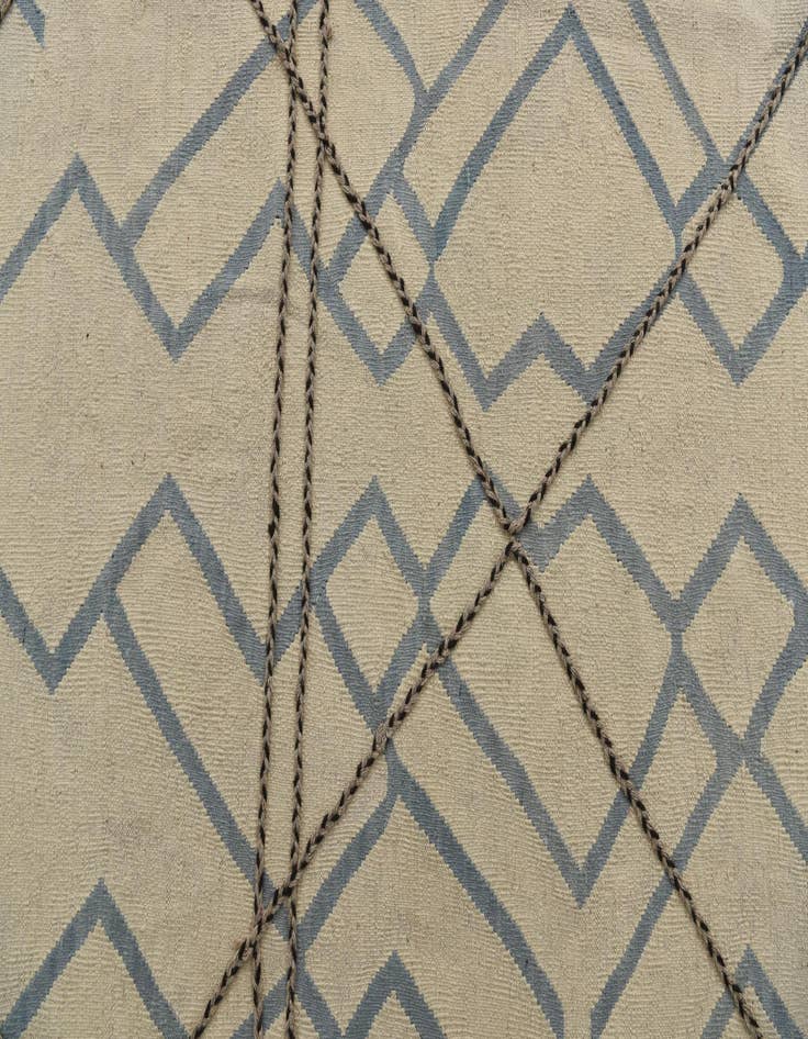 Detail image of 8' 3 x 8' 5  Hand Woven Kilim Modern Wool Square Rug