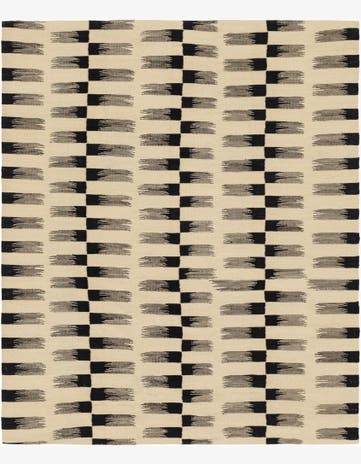 6' x 7' Hand Woven Kilim Modern Wool Square Rug