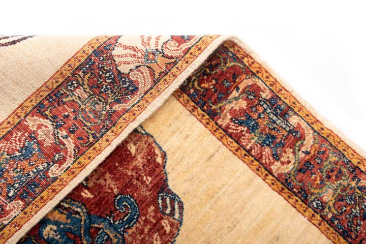 4' 4 x 5' 2 Luribaft Wool Square Rug