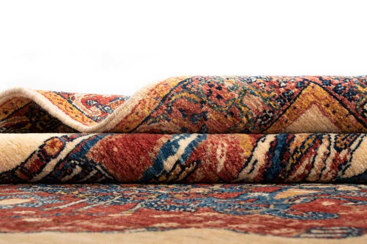 4' 4 x 5' 2 Luribaft Wool Square Rug