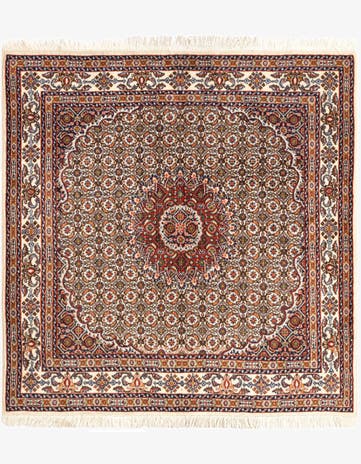 4' x 4' Mood Wool Square Rug