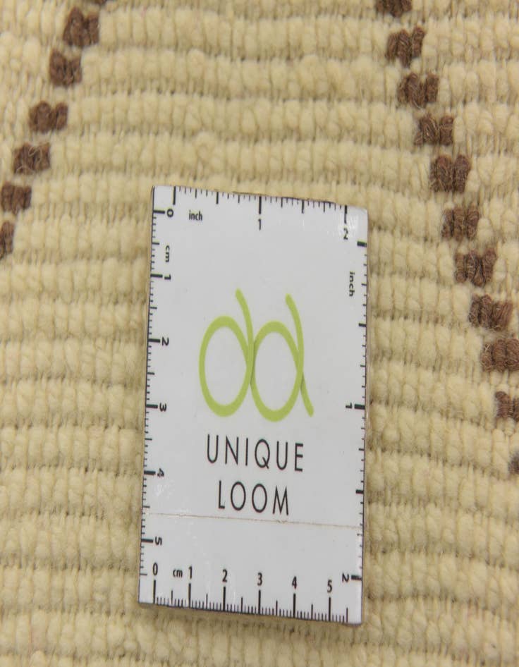 Detail image of 11' 3 x 13' Hand Knotted Moroccan Wool Square Rug