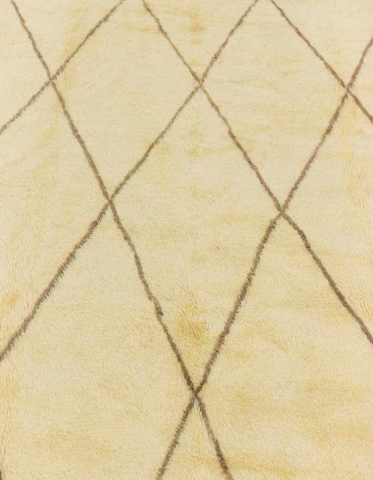 Detail image of 11' 3 x 13' Hand Knotted Moroccan Wool Square Rug