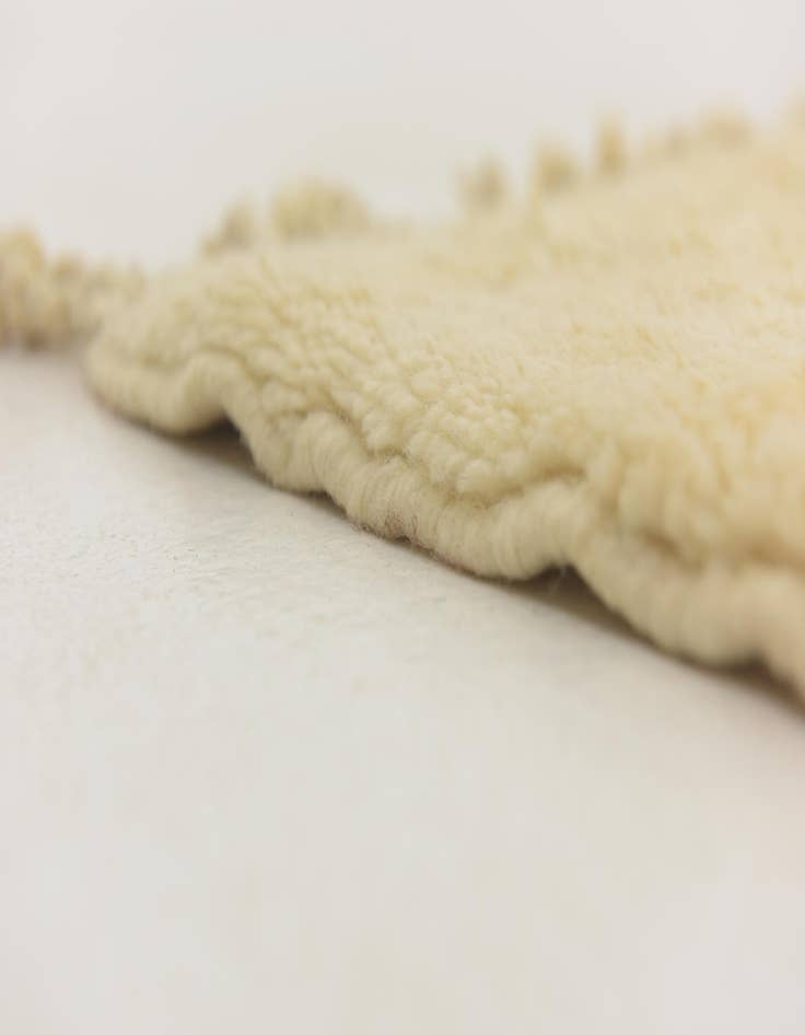 Detail image of 11' 3 x 13' Hand Knotted Moroccan Wool Square Rug