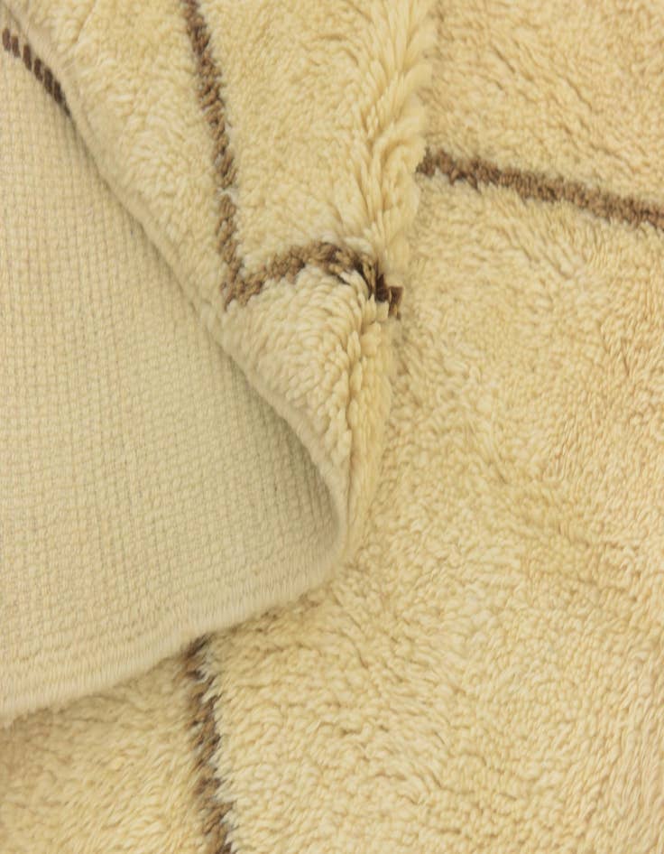 Detail image of 11' 3 x 13' Hand Knotted Moroccan Wool Square Rug