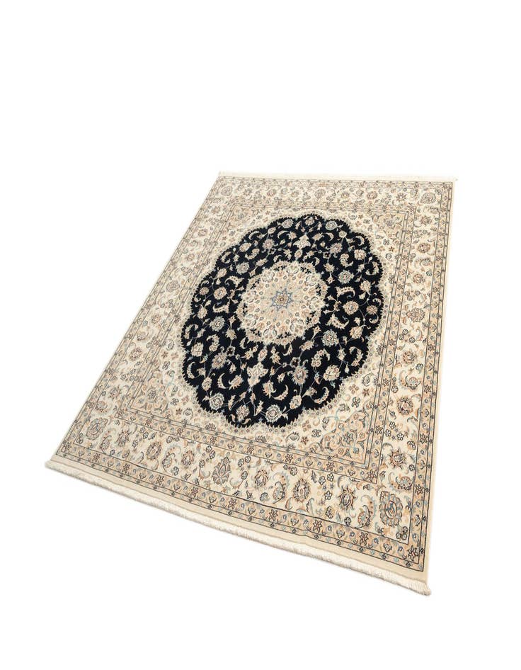 Detail image of 6' 6 x 7' Nain Square Rug