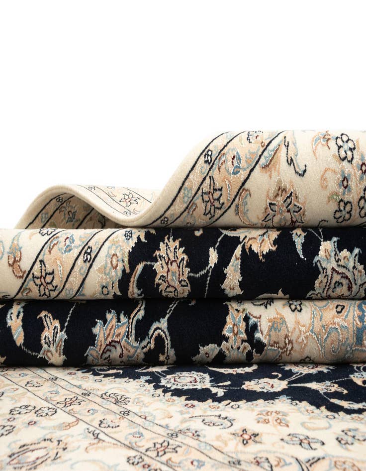 Detail image of 6' 6 x 7' Nain Square Rug