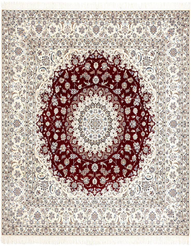 Detail image of 8' 3 x 8' 5 Nain Square Rug