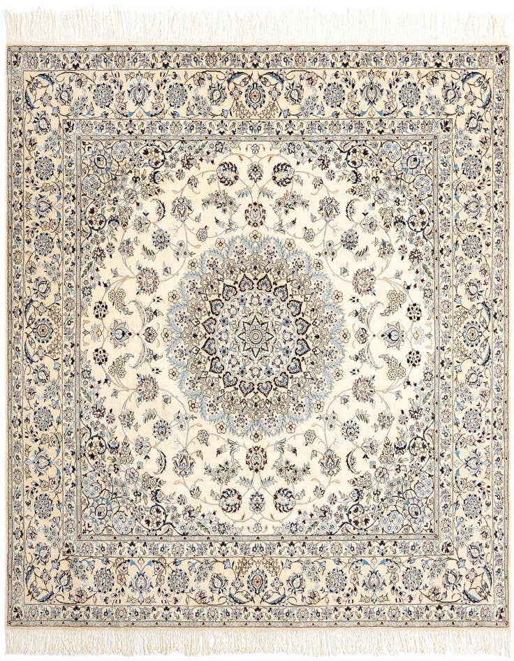 Detail image of 8' 3 x 8' 3 Nain Wool Square Rug