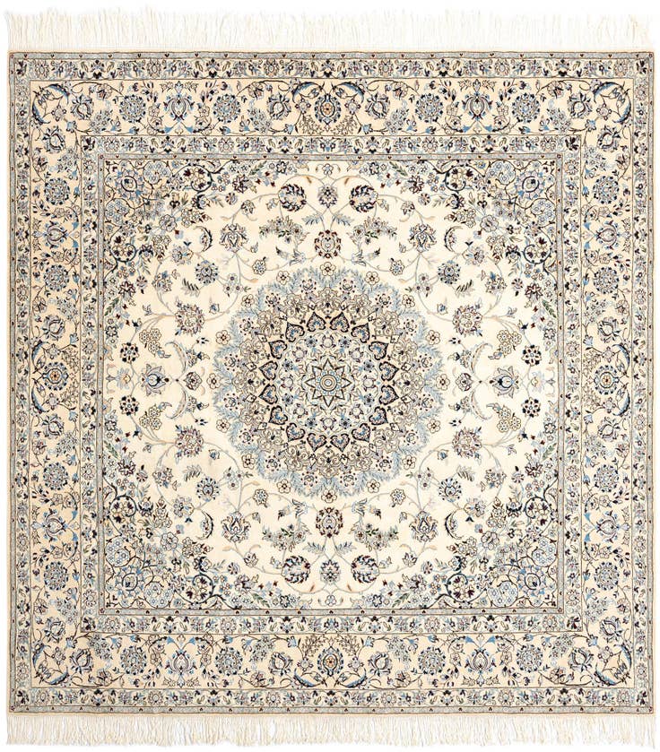 Detail image of 8' 3 x 8' 3 Nain Wool Square Rug