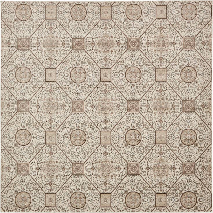 Detail image of 8' x 8' Nepal Square Rug