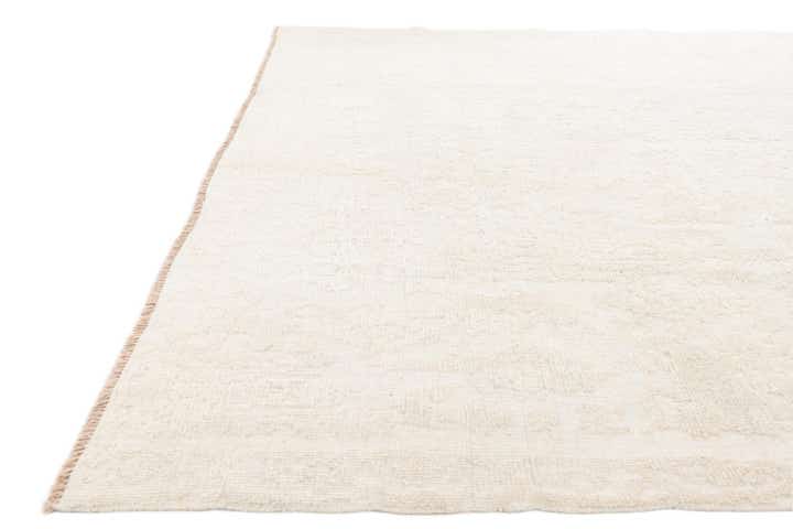 9' 5 x 10' Hand Knotted Oushak Wool Square Rug