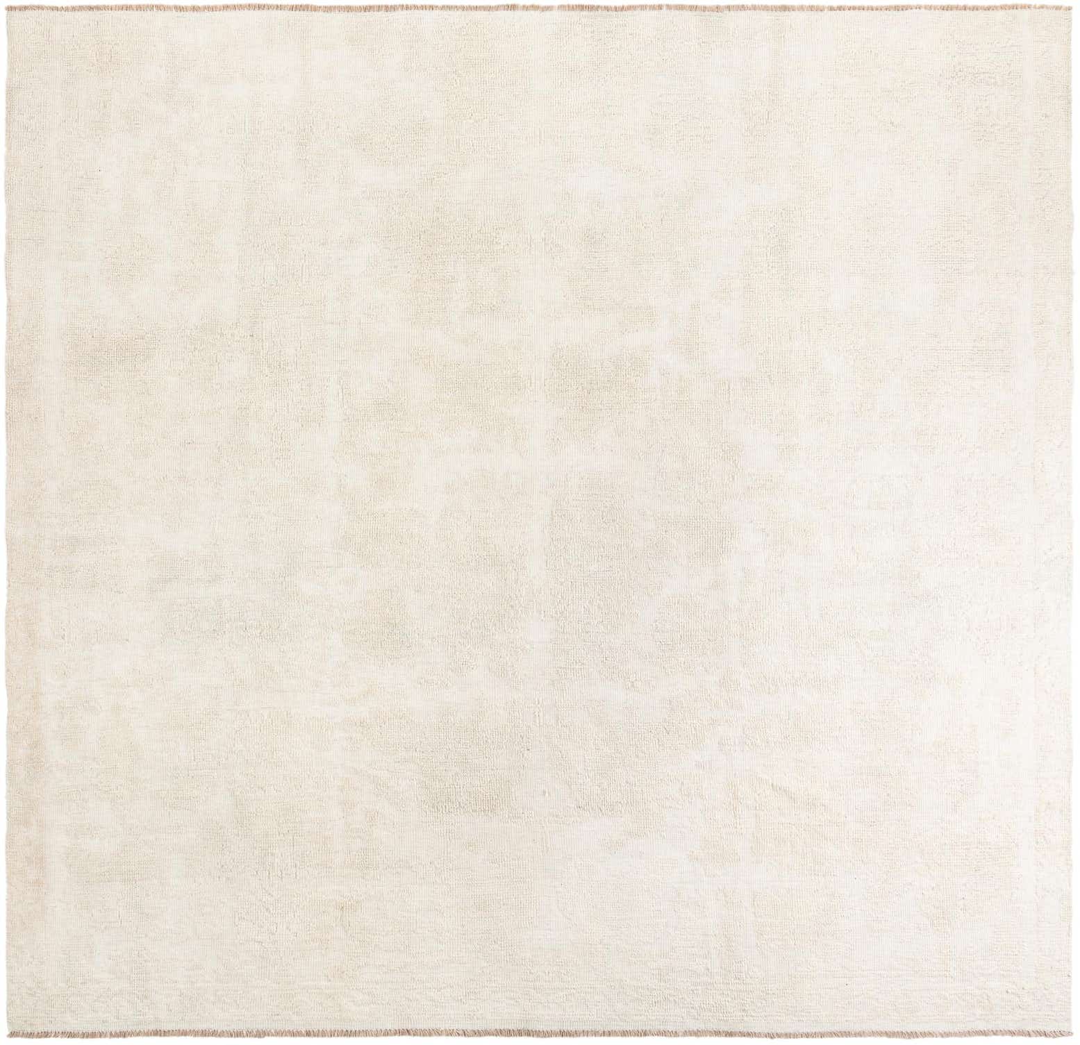 9' 5 x 10' Hand Knotted Oushak Wool Square Rug