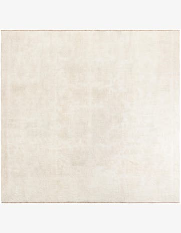 9' 5 x 10' Hand Knotted Oushak Wool Square Rug