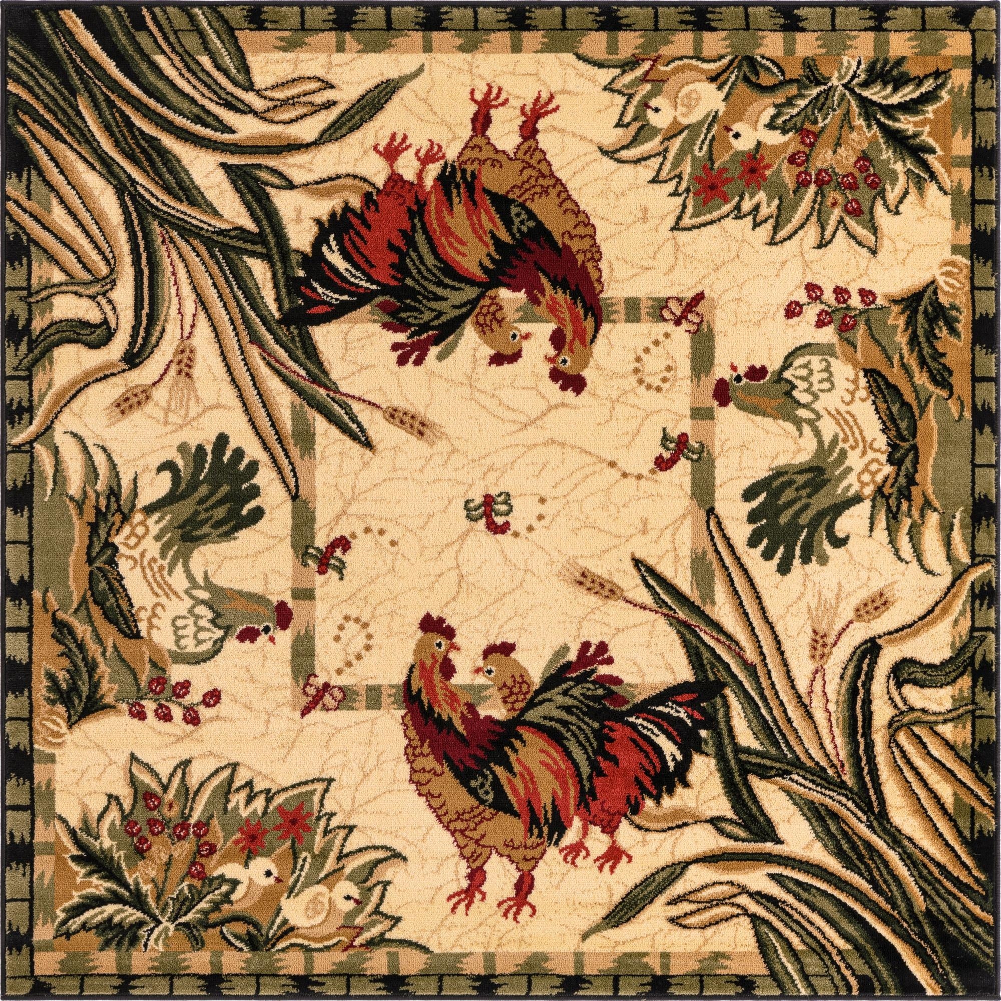 160cm x 160cm Country Cuadrado Alfombra