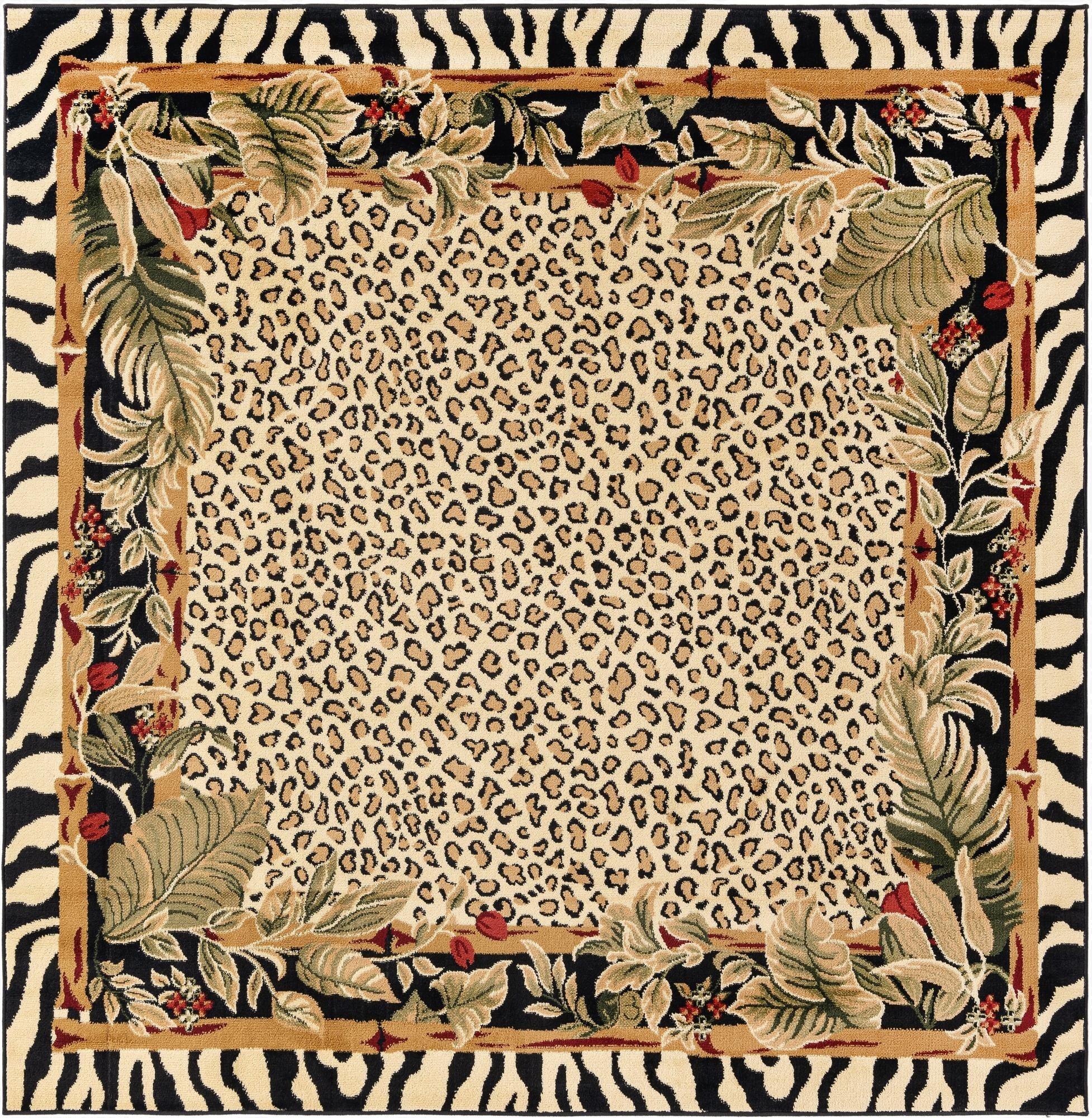7' x 7' Safari Square Rug