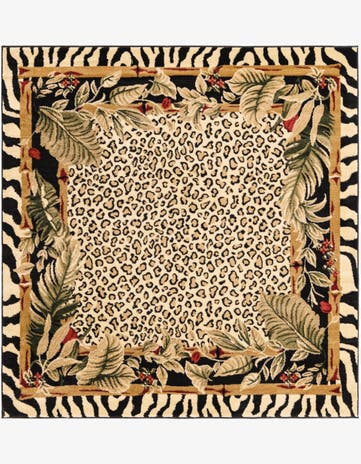 6' x 6' Safari Square Rug