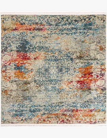 Cream Santiago Square Rug