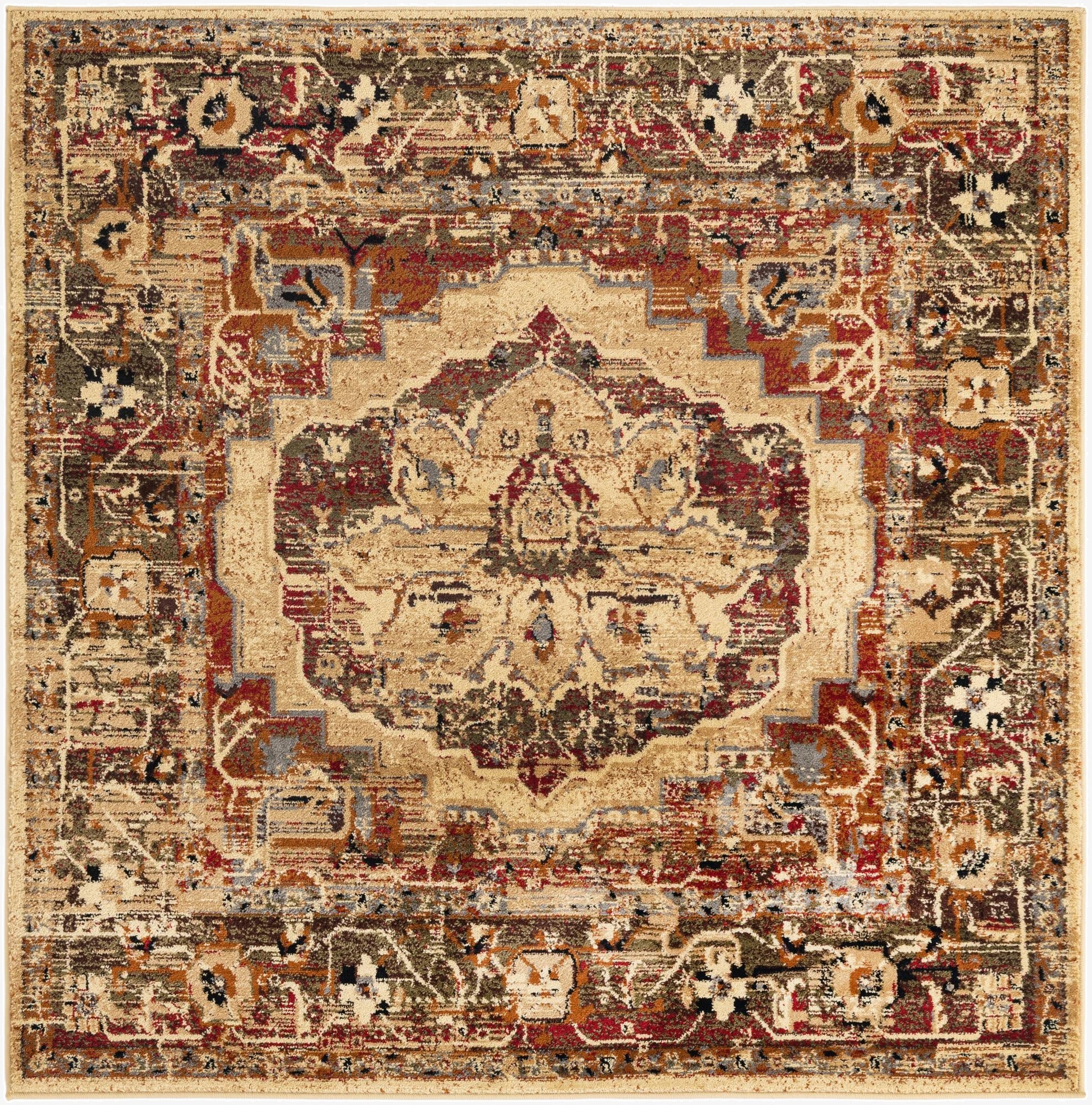 5' 3 x 5' 3 Saturn Square Rug