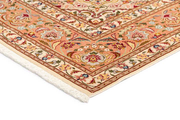 6' 6 x 6' 6 Tabriz Square Rug