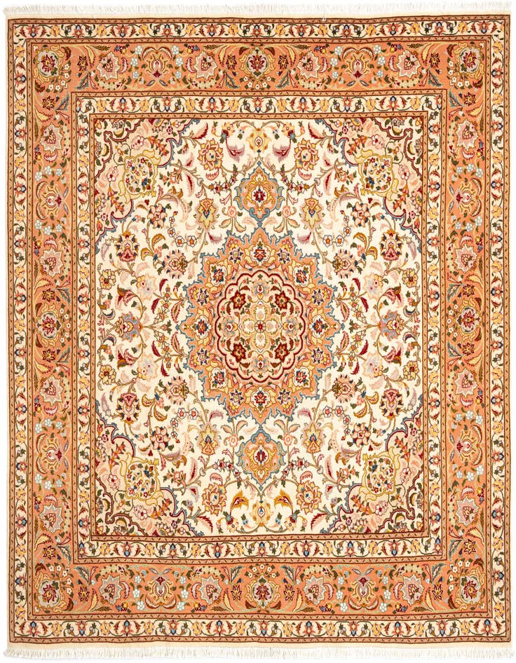 Detail image of 6' 6 x 6' 6 Tabriz Square Rug
