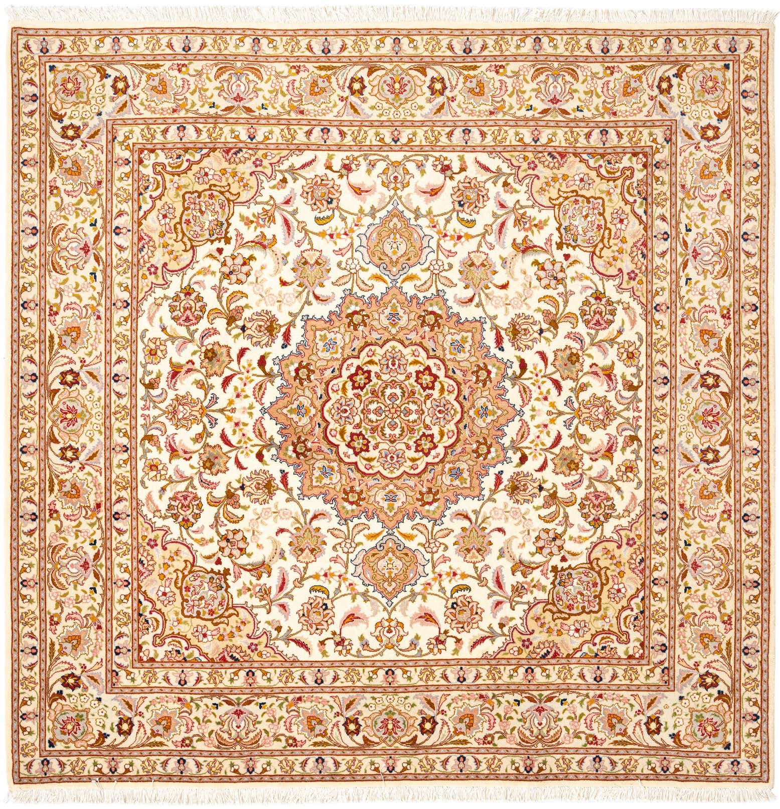 6' 6 x 6' 7 Tabriz Square Rug