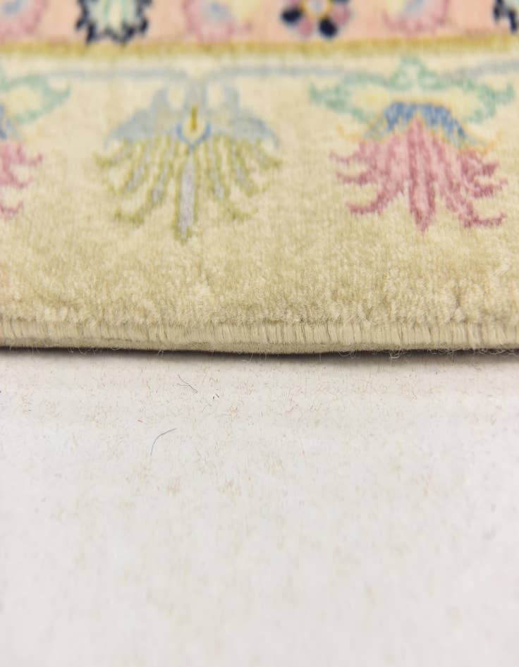 Detail image of 11' 3 x 11' 6  Hand Knotted Tabriz Persian Square Rug