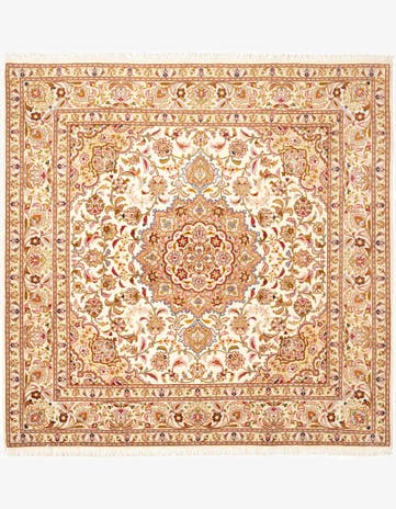 6' 6 x 6' 7 Tabriz Square Rug