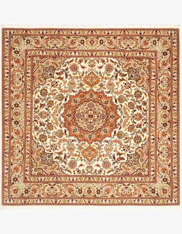 6' 6 x 6' 7 Tabriz Square Rug