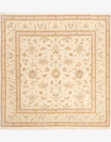 6' 6 x 6' 9 Tabriz Square Rug